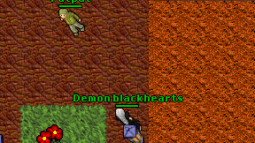 Demon blackhearts on screen