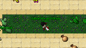 Jane Heartless on screen