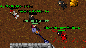 Dukko Raider on screen