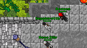 Sepphirotth on screen