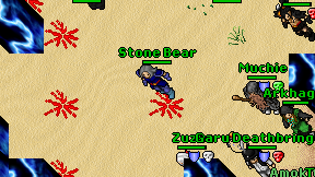 Stone Bear on screen