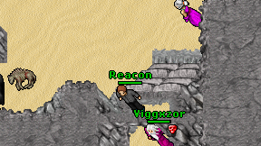 Reacon on screen