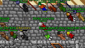 Zebraarsle on screen