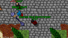 Auron the destroyer on screen