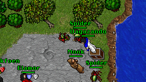 Uagazando on screen