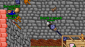 Dark ramek on screen