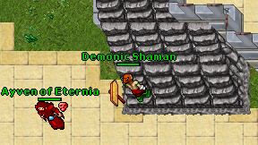 Demonic Shaman on screen