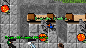Douggler Zombie on screen