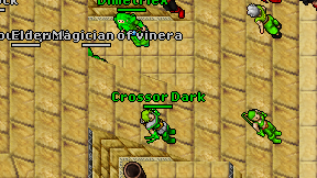 Crossor Dark on screen
