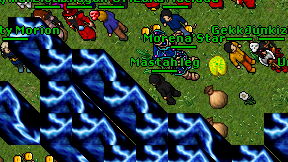 Mastah leg on screen