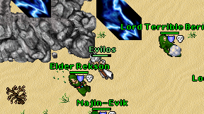 Evilos on screen