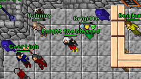 Knight the blessed on screen