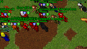 Fluffy Nugget Knight on screen