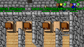Warrian bolter on screen