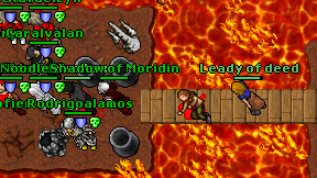 Leady of deed on screen