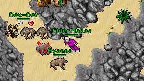 Elder Makos on screen