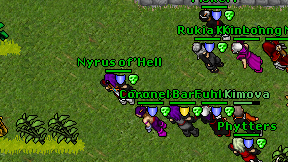 Nyrus of'Hell on screen