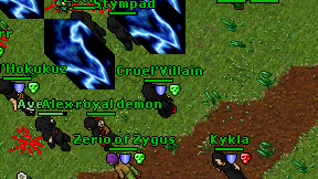 Cruel'Villain on screen