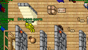 Dragon gorn on screen
