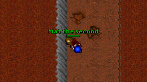 Mat the second on screen