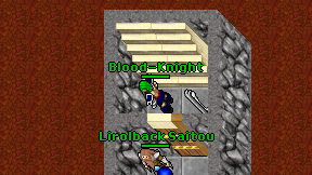 Blood-Knight on screen