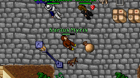 Sarius Myris on screen
