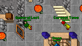 General Lost on screen