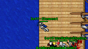 Jeff-Element on screen