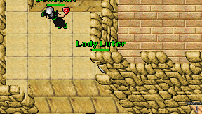 Lady Luter on screen