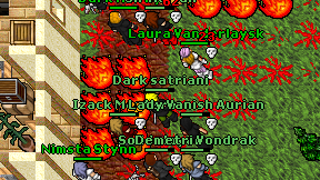 Dark satriani on screen