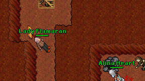 Lady Flamaran on screen