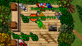 Knight the Pyta on screen