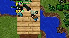 Kyau on screen