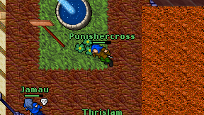Punishercross on screen