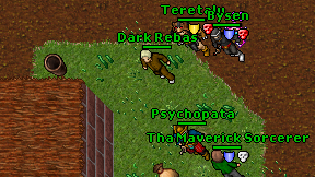 Dark Rebas on screen