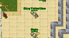 Slyg Valentine on screen