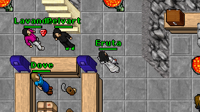 Eruta on screen