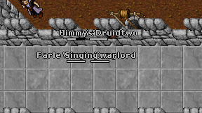Singing warlord on screen