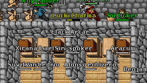 Elack Arcar on screen