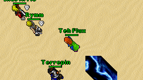 Teh Flux on screen