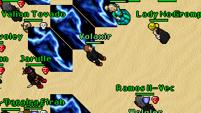 Volaxir on screen