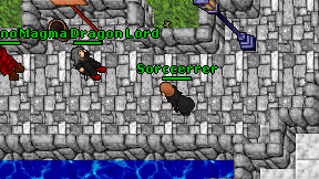 Sorccerrer on screen