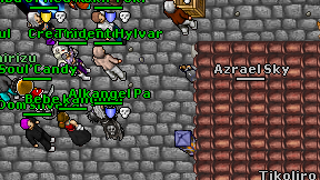Azrael Sky on screen