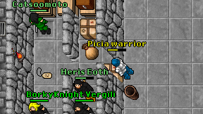 Picia warrior on screen