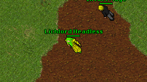 Lichlord Headless on screen
