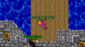 Angel search on screen