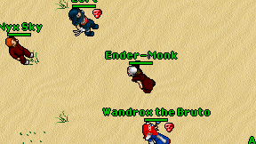 Ender-Monk on screen