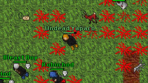 Undead Yapaco on screen