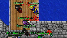 Flubba on screen