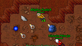 Alpha Saint on screen